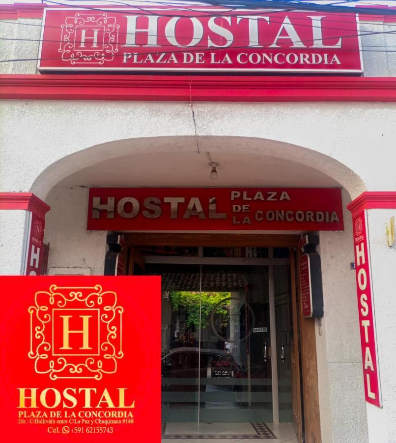 Hostal Plaza De La Concordia Hotel Santa Cruz de La Sierra Exterior photo