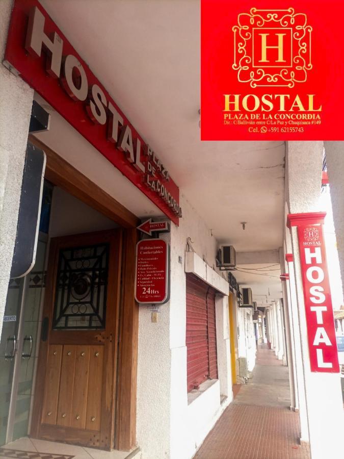 Hostal Plaza De La Concordia Hotel Santa Cruz de La Sierra Exterior photo